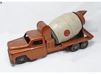 1950's Structo Pressed Steel Cement Mixer Toy Truck
