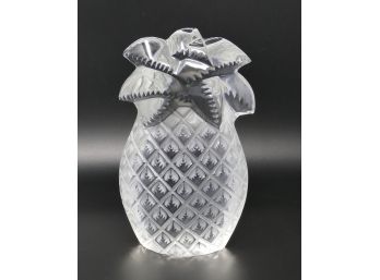 Baccarat Crystal Pineapple (Ananas) Paperweight - Never Displayed, In Original Box - Great Holiday Gift