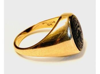 Vintage Walnut Hill School 10k Gold Ring - By Balfour - Size 5.75
