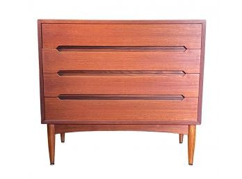 Vintage 1950's Danish Modern E.W. Bach Teak Chest Of Drawers - MCM - 1 Of 2 Available