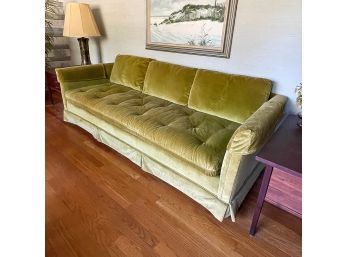 Vintage Bernhardt Hibriten Velvet Sofa