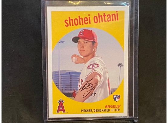 2018 TOPPS ARCHIVES SHOHEI OHTANI ROOKIE CARD