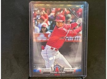 2018 TOPPS GAME CHANGERS SHOHEI OHTANI ROOKIE CARD