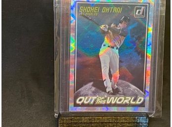 2018 DONRUSS OUT OF THIS WORLD SHOHEI OHTANI ROOKIE CARD ONLY 999 MADE