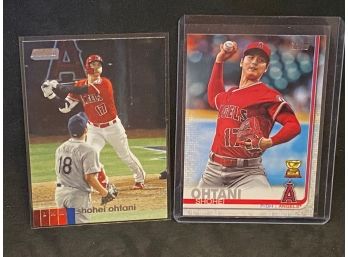 2019 TOPPS ROOKIE CUP AND 2020 STADIUM CLUB SHOHEI OHTANI LOT (2)