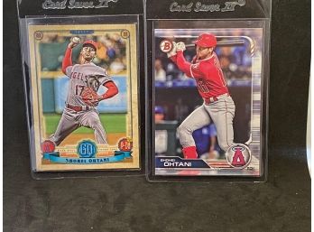 GYPSY QUEEN AND BOWMAN SHOHEI OHTANI 2-CARD LOT