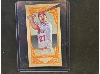 2020 TOPPS GYPSY QUEEN FORTUNE TELLER MIKE TROUT MINI
