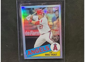 2020 TOPPS CHROME MIKE TROUT '85 TOPPS INSERT