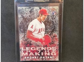 2018 TOPPS SHOHEI OHTANI LEGENDS IN THE MAKING ROOKIE