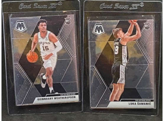 2019-20 MOSAIC QUINNDARY WEATHERSPOON AND LUKA SAMANIC ROOKIE CARDS