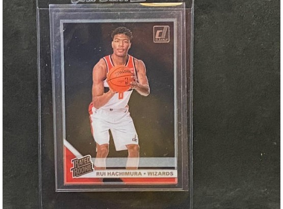 2019-20 DONRUSS CLEARLY RUI HACHIMURA RATED ROOKIE GOLD PARALLEL