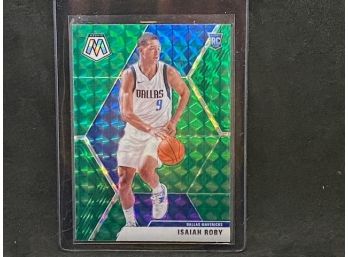 2019-20 MOSAIC ISAIAH ROBY ROOKIE GREEN PRIZM
