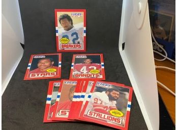 1985 USFL CARDS 15-CARD LOT WITH STARS MINT