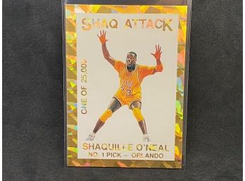 SHAQUILLE O'NEAL PROMO CARD GOLD 2 OF 6 CARDS
