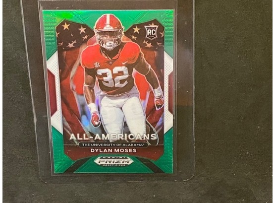 2021 PRIZM GREEN PRIZM DYLAN MOSES ROOKIE