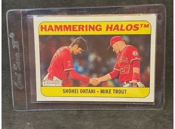 2018 TOPPS SHOHEI OHTANI ROOKIE AND MIKE TROUT, SOME OTHER GUY