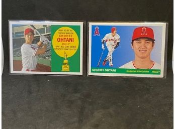 2019 ARCHIVES SHOHEI OHTANI ROOKIE CUP 2-CARD LOT