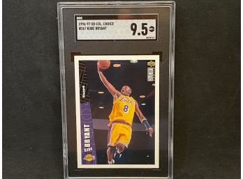 1996-97 UPPER DECK COLLECTOR'S CHOICE KOBE BRYANT ROOKIE MINT PLUS
