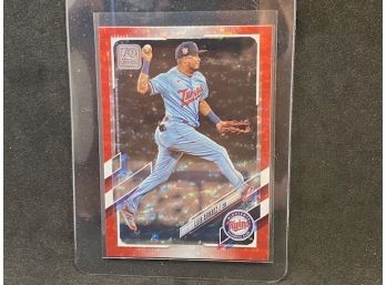 2021 TOPPS LUIS ARRAEZ RED REFRACTOR ONLY 199 MADE
