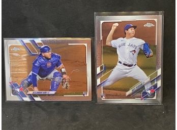 2021 TOPPS CHROME ALEANDRO KIRK AND NATE PEARSON ROOKIE