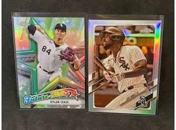 2021 TOPPS DYLAN CEASE AND JOSE ABREU SEPHIA REFRACTOR