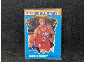 1990 Fleer All Stars Charles Barkley HOF