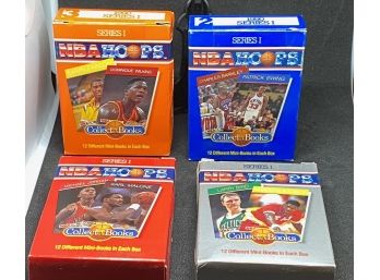 4-box Lot Of NBA Hoops Loaded With Stars