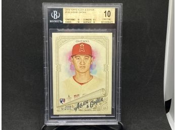 2018 Allen & Ginter Shohei Ohtani RC PRISTINE, Only Two Exist On Planet