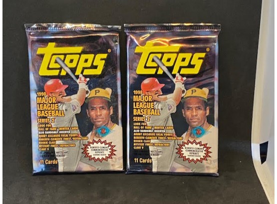 1998 TOPPS SERIES 2 PACKS (2) LOADED WITH STARS