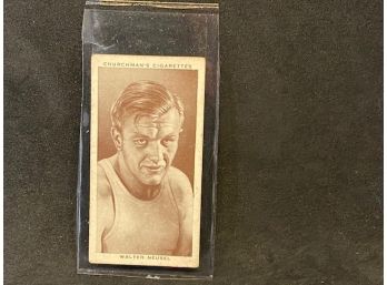 1938 W.A. & A.C. Churchman Boxing Personalities WALTER NEUSEL