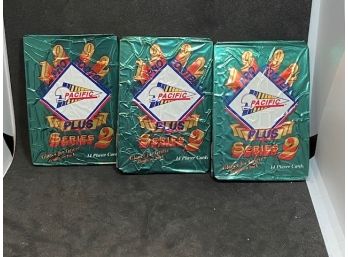 1992 PACIFIC SERIES 2 NFL TAKE ALL 3 PACKS