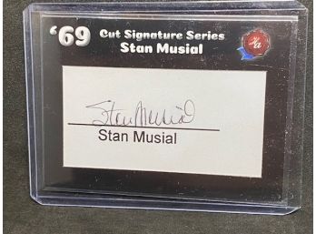 1969 STAN MUSIAL AUTOGRAPH