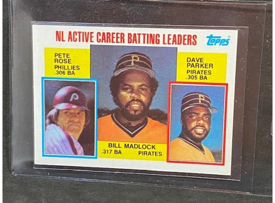 1984 TOPPS PETE ROSE LEADER CARDS