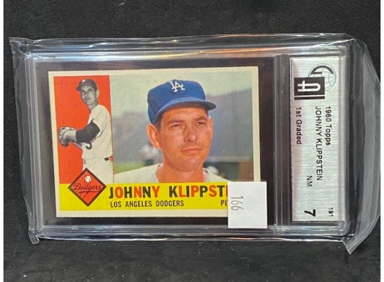 1960 TOPPS JOHNNY KLIPPSTEIN NM 7