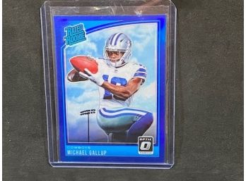 2018 DONRUSS OPTIC RATED ROOKIE MICHAEL GALLUP BLE PRIZM ONLY 149 MADE