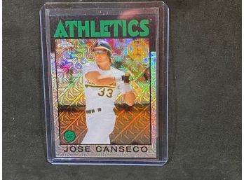 2021 TOPPS CHROME JOSE CANSECO MEGA REFRACTOR