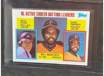 1984 TOPPS PETE ROSE LEADER CARDS