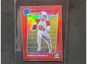 2021 OPTIC RATED ROOKIE RONDALE MOORE RED PRIZM