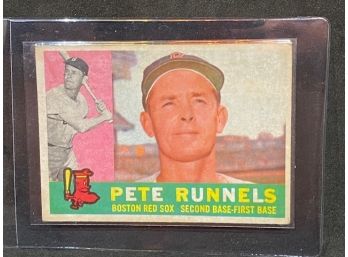 1960 TOPPS PETE RUNNELS RED SOX