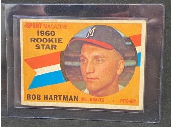 1960 TOPPS ROOKIE STAR BOB HARTMAN