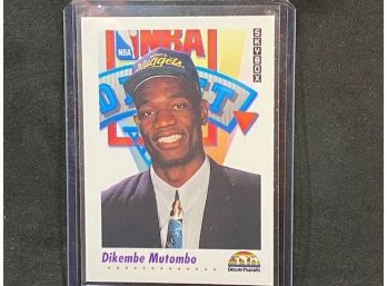 1992 NBA SKYBOX DIKEMBE MUTOMBO RC