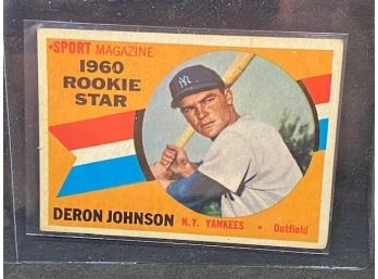 1960 TOPPS DERON JOHNSON ROOKIE STARS