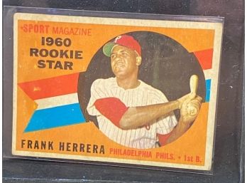1960 TOPPS FRANK HERRERA ROOKIE STAR