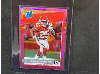 2020 DONRUSS OPTIC CLYDE EDWARDS-HELAIRE PINK PRIZM RC