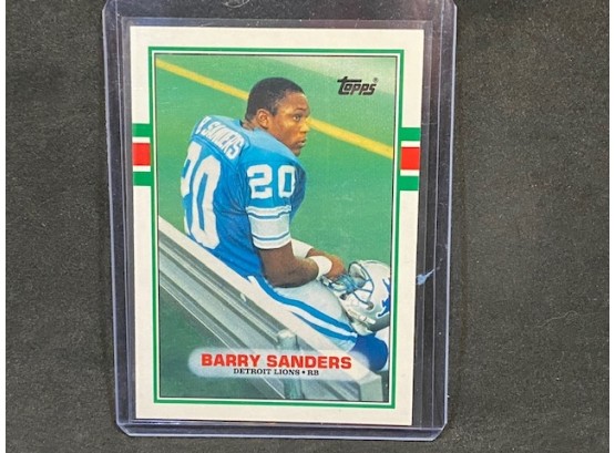 1989 TOPPS BARRY SANDERS ROOKIE CARD