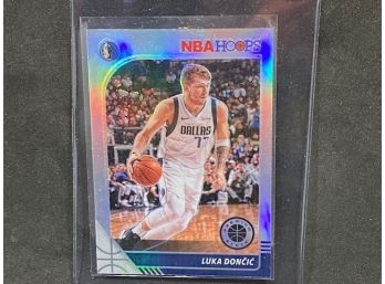 2019-20 HOOPS PREMIUM STOCK LUKA DONCIC SILVER PRIZM