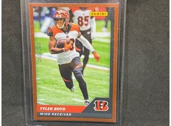 2021 PANINI STICKER TYLER BOYD GOLD ONLY 99 MADE