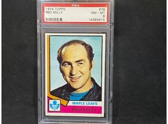 1974 TOPPS RED KELLY PSA 8!!!