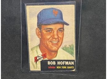 1953 TOPPS BOB HOFMAN