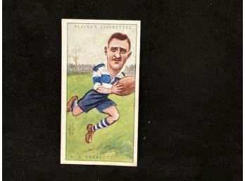 1926 John Player & Sons Footballers Caricatures By RIP Tobacco L.J. CORBETT